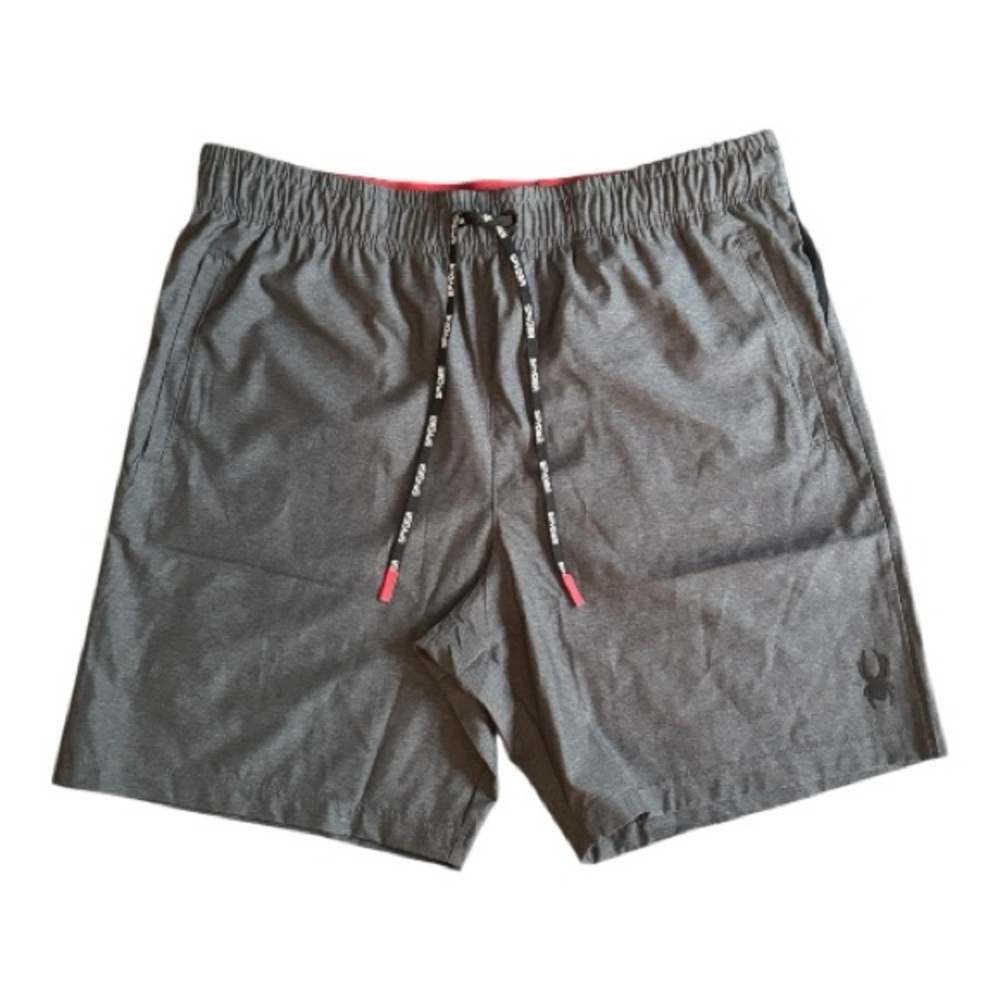 Spyder Active pro web  Black and Gray  athletic workout training Shorts XL
